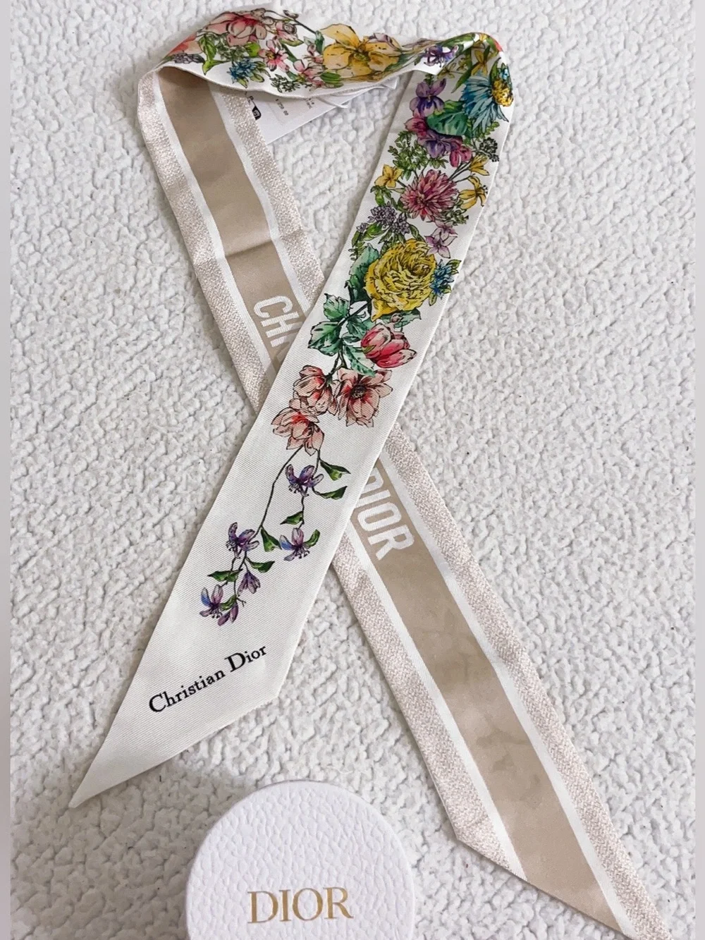 Dior Jardin D’hiver Mitzah Silk Scarf